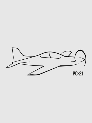 Pilatus PC-21 Autokleber klein