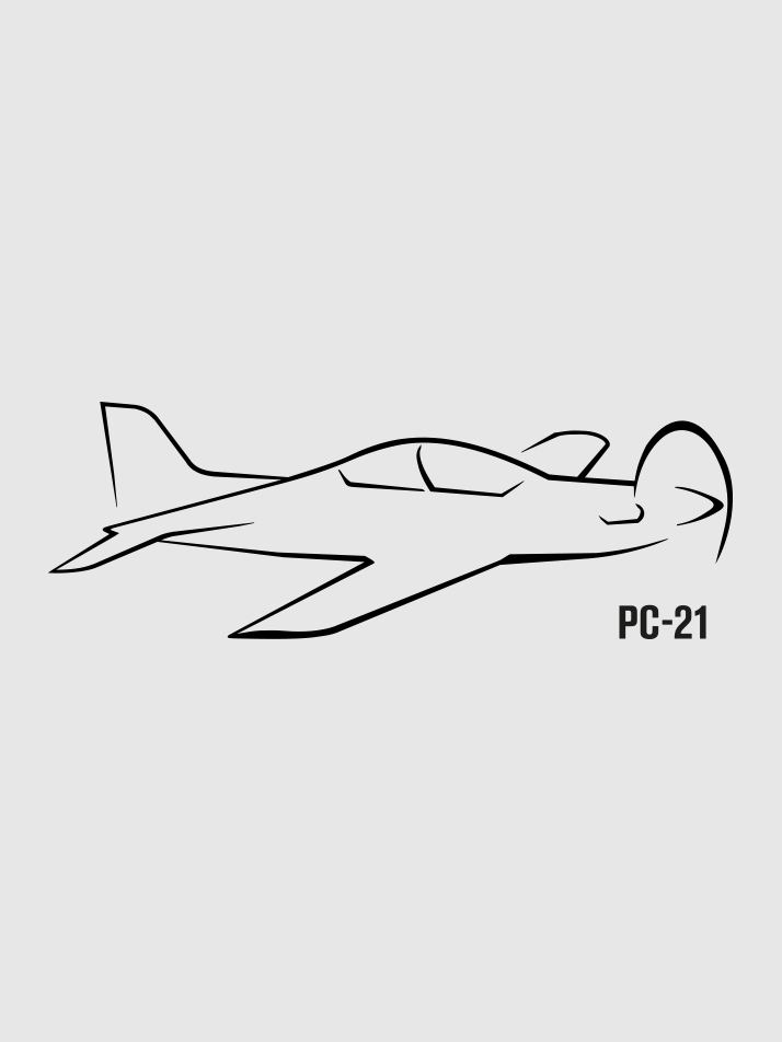 Pilatus PC-21 Autokleber gross
