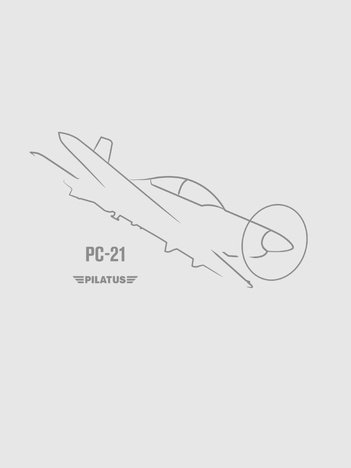 Pilatus PC-21 car glue small