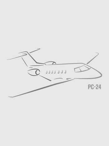 Pilatus  PC-24 car glue small