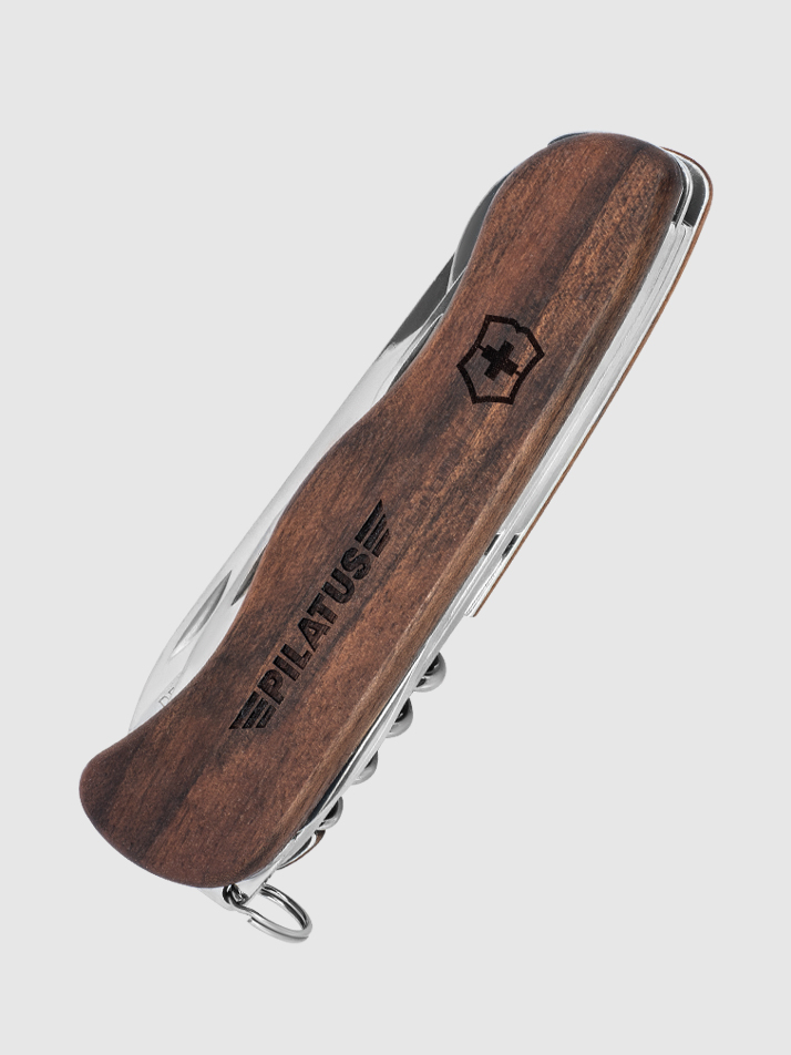 Pilatus wooden pocket knife