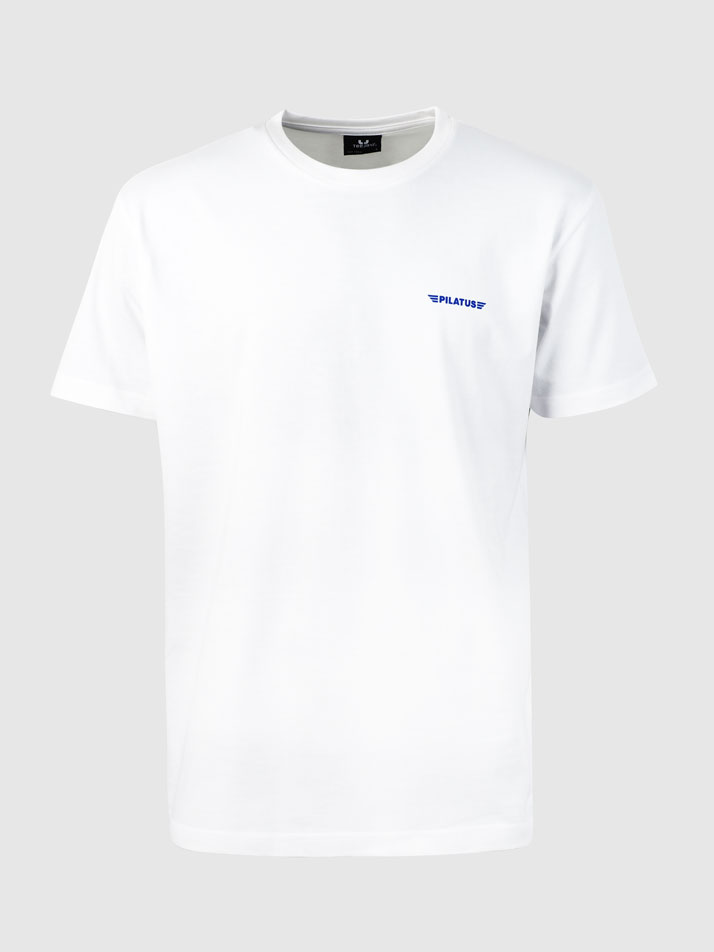 White T-Shirt Herren