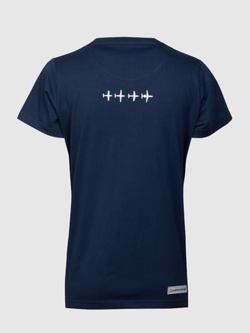 Pilatus T-Shirt blau für Damen