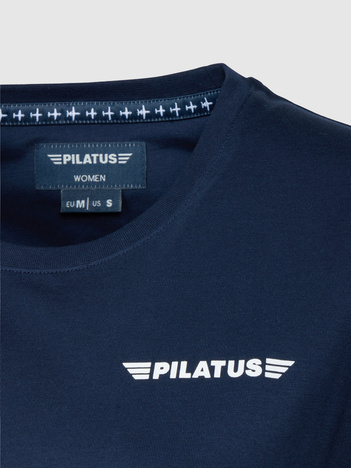 Pilatus T-Shirt blau für Damen