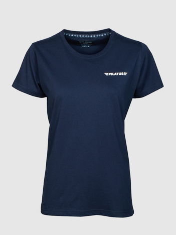 Pilatus T-Shirt blau für Damen