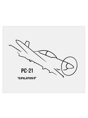PC-21 Sticker Large