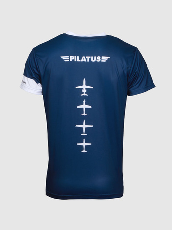 Pilatus Sportshirt "Cleared for takeoff" for men